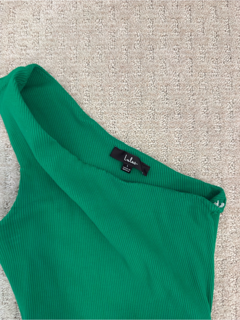 Lulu's One-Shoulder Ruched Midi Dress - Picture 2 of 2